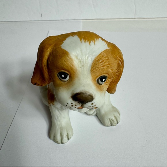 Vintage Homco porcelain dog figurine. Adorable pup (maybe beagle?) - Picture 5 of 8